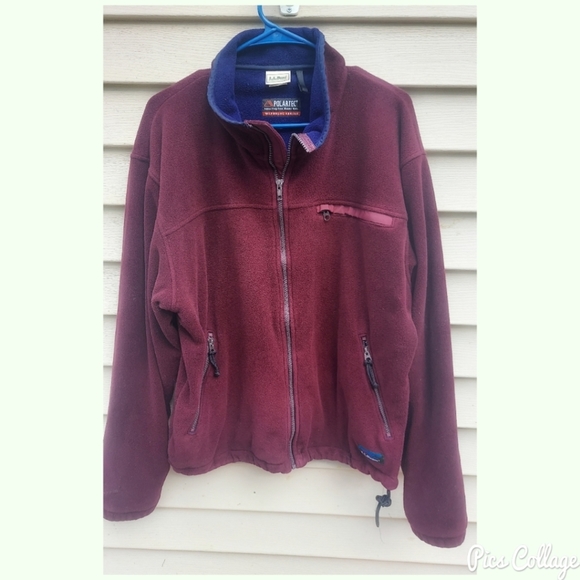 L.L. Bean Other - Mens L.L Bean polartec fleece sweater jacket large